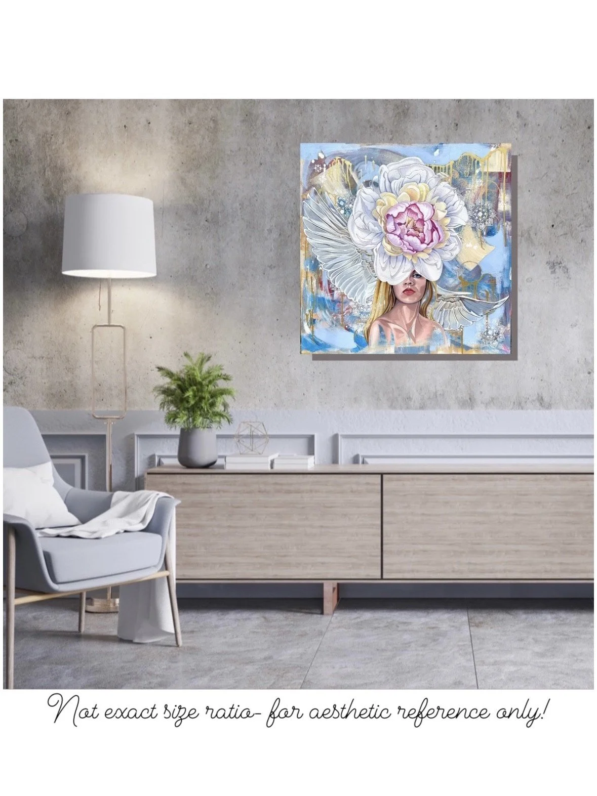 Multi Layer Textured/Designer Floral Combination Art by Vanya Ryan
